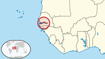 Karte Gambia Karte Gambia