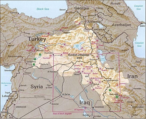 Karte Von Kurden bewohnte Gebiete_Kurdish-inhabited_area_by_CIA_(1992) Karte Von Kurden bewohnte Gebiete_Kurdish-inhabited_area_by_CIA_(1992)