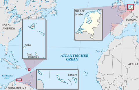 Niederlande Karte